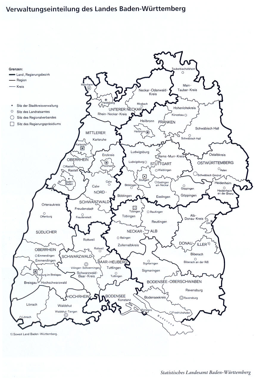 Kreise in Baden-Württemberg